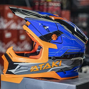 Шлем кроссовый ATAKI SC-18 BLAZE