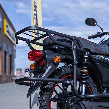 >!< Мопед ROCKOT ALPHA OFFROAD M-12 (черный глянцевый)