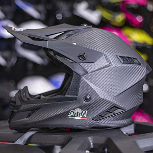 Шлем кроссовый AiM RH855 Carbon 3K